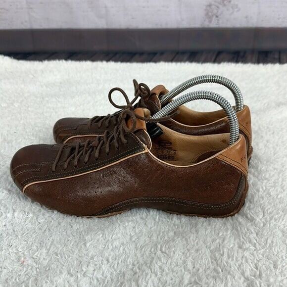 Fossil Oxford Shoe Mens 7 Brown Leather Ferdinand Lace Up Leather Casual - Picture 3 of 9